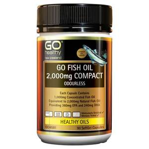 Omega 3 6 9: Go Healthy Go Fish Oil 2000mg 90 Capsules