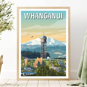 Travel Posters: Whanganui Travel Poster, New Zealand