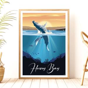 Australia: Hervey Bay Travel Poster, Queensland - Australia