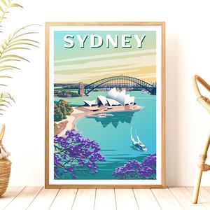 Australia: Sydney Travel Poster, Australia