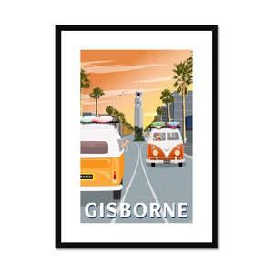 Gisborne Sunrise: Gisborne Sunrise Framed & Mounted Print