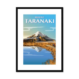 Taranaki Tki: Taranaki Framed & Mounted Print