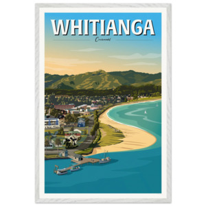 Travel Posters: Whitianga Travel Poster, Coromandel, New Zealand