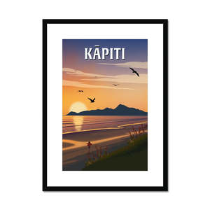 Framed Posters: Kapiti Framed & Mounted Print