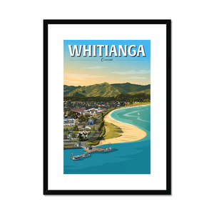 Framed Posters: Whitianga Harbour Framed & Mounted Print