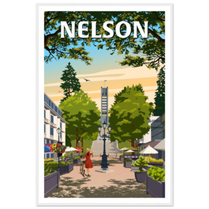 Nelson Travel Poster, New Zealand