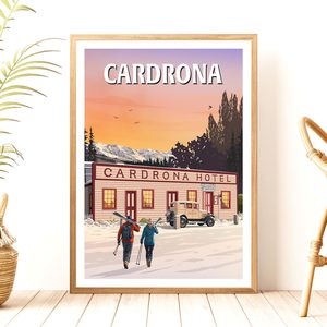 New Releases: Cardrona Hotel Travel Poster - Otago, New Zealand