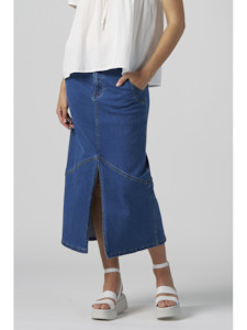Madly Sweetly: Madly Sweetly Moto Denim Skirt