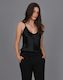 Liquid Satin Cami Black