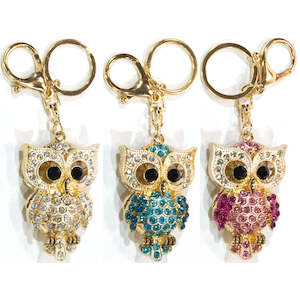 Sassy Duck Accessories: WHAT HOOT KEY RING/BAG CHARM