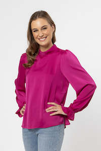New London: LEILA + LUCA IMPORTANCE TOP -MAGENTA