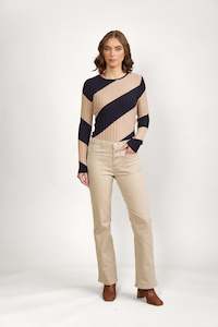 Knewe: Potter Jean	-Oat Denim