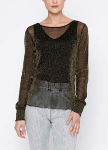 Two By Two: Solari Top Gold Lurex