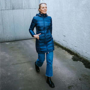 Sarah Women's 90/10 Packable Down Coat - Moonlight