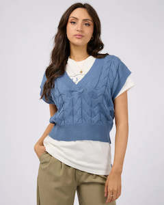 All About Eve: Brooklyn Vest Blue