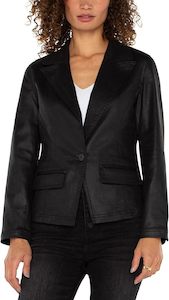 Liverpool: Notch Collar one button blazer