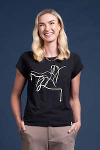 Charlie Jane: Summer Printed Tee-Horse