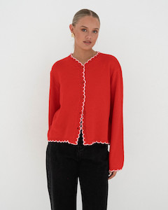 Cardis: Rosey Red Cardi