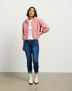 Et Alia: Vintage Fur Jacket -BLUSH