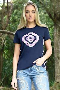 MUST C T-Shirt I'LL TEE BACK-Navy