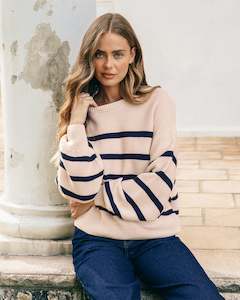 Sweatshirts Jumpers And Crews: Paper Heart Stripe Knit -Pre order Due June 15