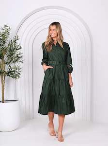 Leoni: Dior Dress-Green-Pre Oder due early July
