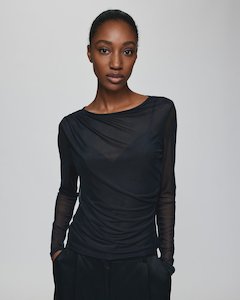 Msch Copenhagen: MSCH Amadine Illenora Top -Black