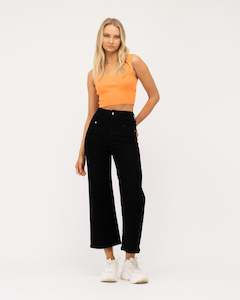 Paper Heart Wide Leg Jean Black -pre order Due June 15