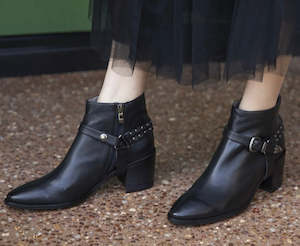 Isabella 2way Classic Ankle Boot -Black