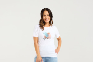 Zafina: Lara T-shirt-White