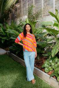 Willow Top-Dynamic Stripe