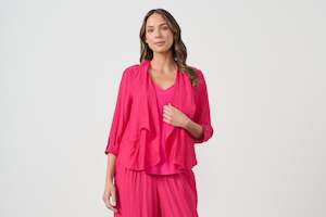 CZ1064-JACKET BACK FEATURE-HOT PINK