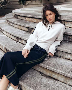 Foxwood: Foxwood Juno Skirt Navy With Green