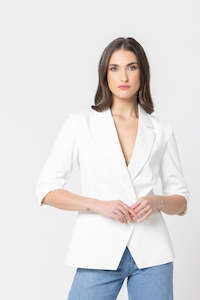 OCCASION BLAZER-WHITE