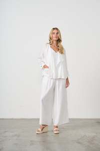 Holmes And Fallon: HF2707 BACK FEATURE JACKET-WHITE