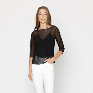 Two By Two: Two by Two Sia Top - Black