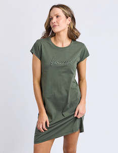 Foxwood: SIGNATURE EMBROIDERY TEE DRESS