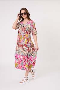 Lemon Tree: Marissa Dress-Garden Floral