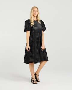 Becks Dress-Noir Check