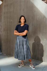 Lee Dress-Midnight Weave