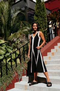 Et Alia: Edie Dress-Noir Lines