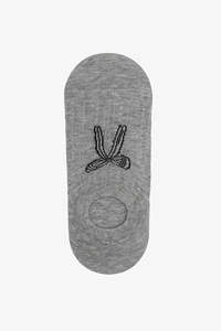 No Show | Grey-Black Bow