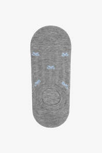 No Show | Grey-Blue Bows