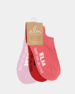 New Arrivals: Elm No Show Socks 3 Pack