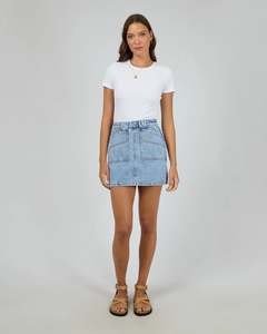 New Arrivals: Becca Skirt -Light blue wash