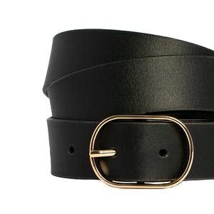 Loop Leather: Marla Leather Belt –BLACK