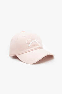 Antler Bow Cap Pink-pre order due Jan26