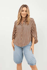 Bronte Shirt-Bronte & ivory