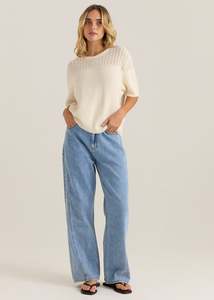NUALA WIDE LEG JEAN