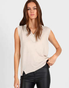 Double V Superfine Merino Vest
